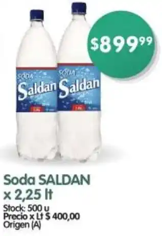 Supermercados Buenos Días Soda SALDAN x 2,25It oferta
