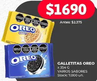 Supermercados Tadicor GALLETITAS OREO x 354G oferta