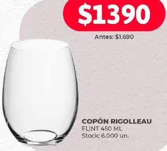 Supermercados Tadicor COPÓN RIGOLLEAU FLINT 450ML oferta