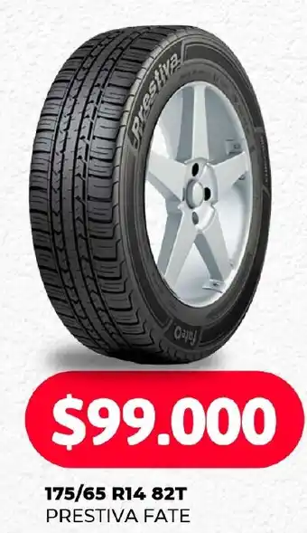 Supermercados Tadicor 175/65 R14 82T PRESTIVA FATE oferta