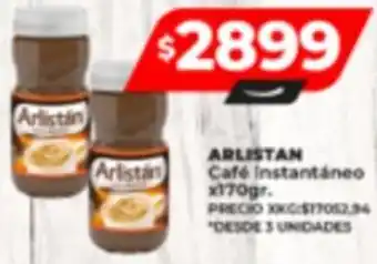 Supermayorista Vital ARLISTAN Café Instantáneo x 170gr oferta
