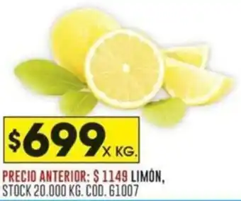 Coto LIMÓN X KG oferta