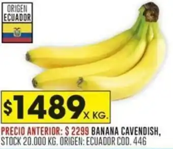 Coto BANANA CAVENDISH X KG oferta