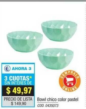 Bowl Chico Color Pastel