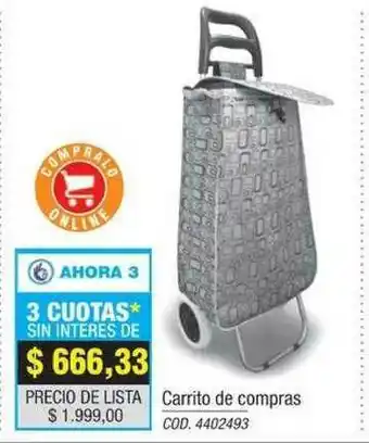 Rio Shop Deco Carrito De Compras oferta