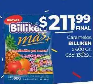 Diarco Caramelos Billiken x 600gr oferta