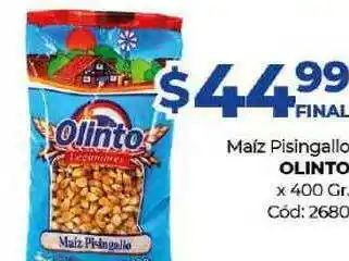Diarco Maíz Pisingallo Olinto x 400gr oferta
