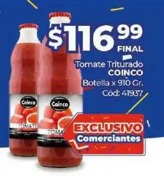 Diarco Tomate Triturado Coinco x 910gr oferta
