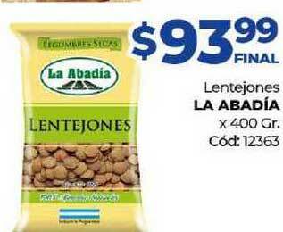 Diarco Lentejones La Abadía x 400gr oferta