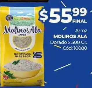 Diarco Arroz Molinos Ala Dorado x 500gr oferta