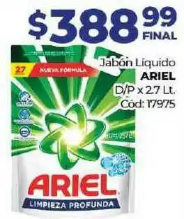 Diarco Jabón Líquido Ariel Dp x 2.7lt oferta