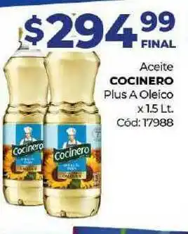 Diarco Aceite Cocinero Plus Oleico x 1.5lt oferta