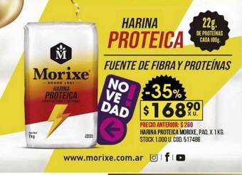 Coto Harina Proteica Morixe oferta