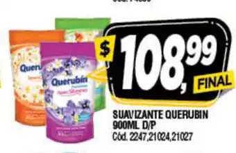 Supermercados Yaguar Querubin Suavizante 900ml oferta
