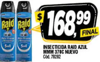 Supermercados Yaguar Raid Insecticida Azul MMM x 370c oferta