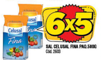 Supermercados Yaguar Sal Celusal Fina Paq 500g oferta
