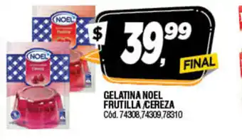 Supermercados Yaguar Gelatina Noel Frutilla/Cereza oferta