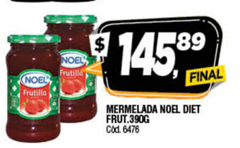 Supermercados Yaguar Noel Mermelada Diet Frut 390g oferta
