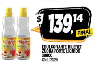 Supermercados Yaguar Hileret Edulcorante Zucra Forte Liquido 200cc oferta