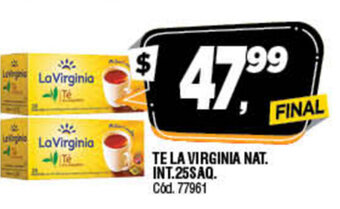 Supermercados Yaguar Te La Virginia Nat Int 25saq oferta