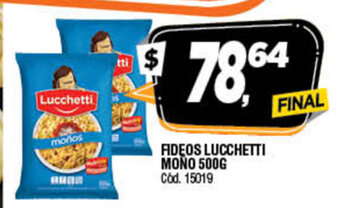 Supermercados Yaguar Fideos Lucchetti Mono 500g oferta