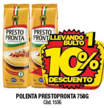 Supermercados Yaguar Polenta Prestopronta 750g oferta