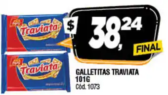 Supermercados Yaguar Traviata Galletitas 101g oferta