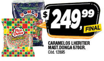Supermercados Yaguar Caramelos Lheritier Mast donga 670gr oferta