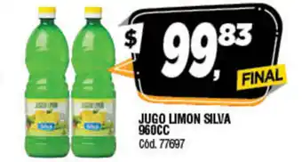 Supermercados Yaguar Jugo Limon Silva 960cc oferta