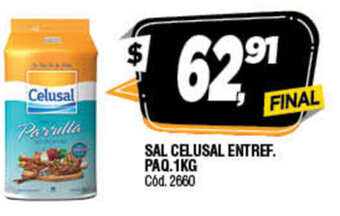 Supermercados Yaguar Sal Celusal Entref Paq 1kg oferta