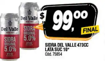 Supermercados Yaguar Sidra Del Valle x 473cc oferta