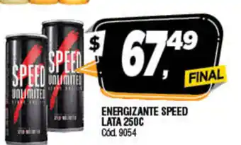 Supermercados Yaguar Energizante Speed Lata 250c oferta