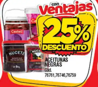 Supermercados Yaguar Aceituans Negras oferta