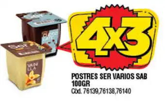 Supermercados Yaguar Postres Ser Varios Sab 100gr oferta