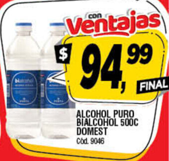 Supermercados Yaguar Alcohol Puro Bialcohol 500c Domest oferta