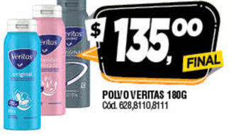 Supermercados Yaguar Veritas Polvo 180g oferta