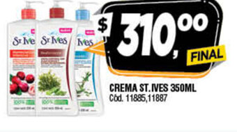 Supermercados Yaguar Crema St.Ives 350ml oferta