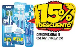 Supermercados Yaguar Cep. dent Oral B oferta