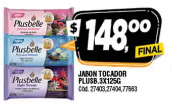 Supermercados Yaguar Plusb Jabon Tocador 3 x 125g oferta