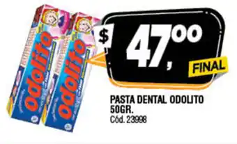 Supermercados Yaguar Odolito Pasta Dental 50gr oferta