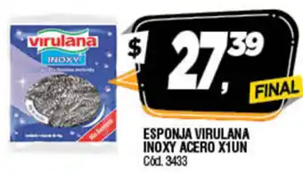 Supermercados Yaguar Virulana Esponja Inoxy Acero x 1un oferta