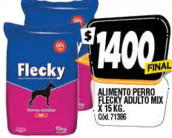 Flecky Alimento Perro Adulto Mix x 15kg