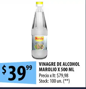 Punto Mayorista Vinagre de Alcohol Marolio x 500ml oferta