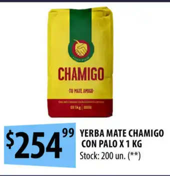 Punto Mayorista Chamigo Yerba Mate Chamigo Con Palo x 1kg oferta