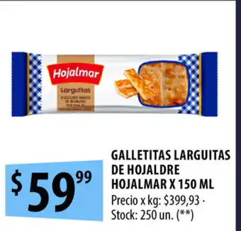 Punto Mayorista Galletitas Larguitas De HOojaldre x 150ml oferta