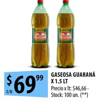 Punto Mayorista Gaseosa Guaraná x 1.5lt oferta