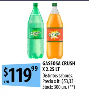 Punto Mayorista Gaseosa Crush x 2.25lt oferta