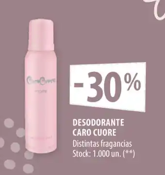 Punto Mayorista Desodorante Caro Cuore oferta