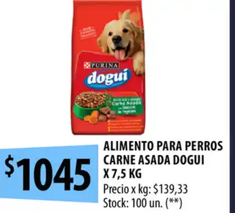 Punto Mayorista Dogui Alimento Para Perros Carne Asada x 7,5kg oferta