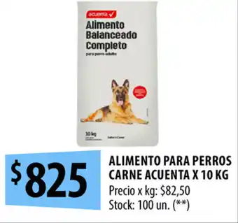 Punto Mayorista Alimento Para Perros Carne Acuenta x 10kg oferta